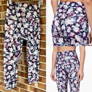 Lululemon High Rise Align Pant II Cropped EUC  floral print